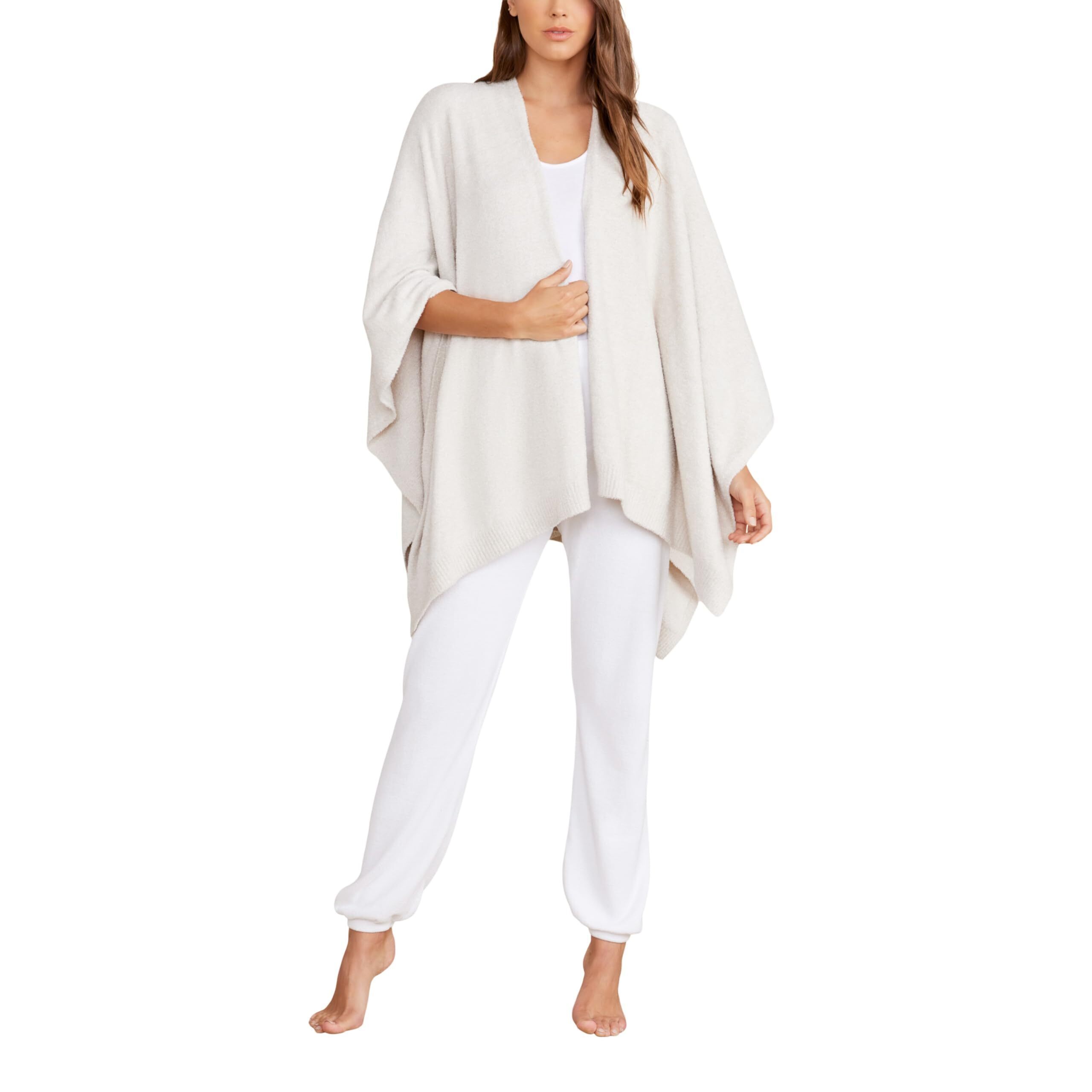 3925 Cozychic Liteheathered Weekend Wrap, Pearl, One